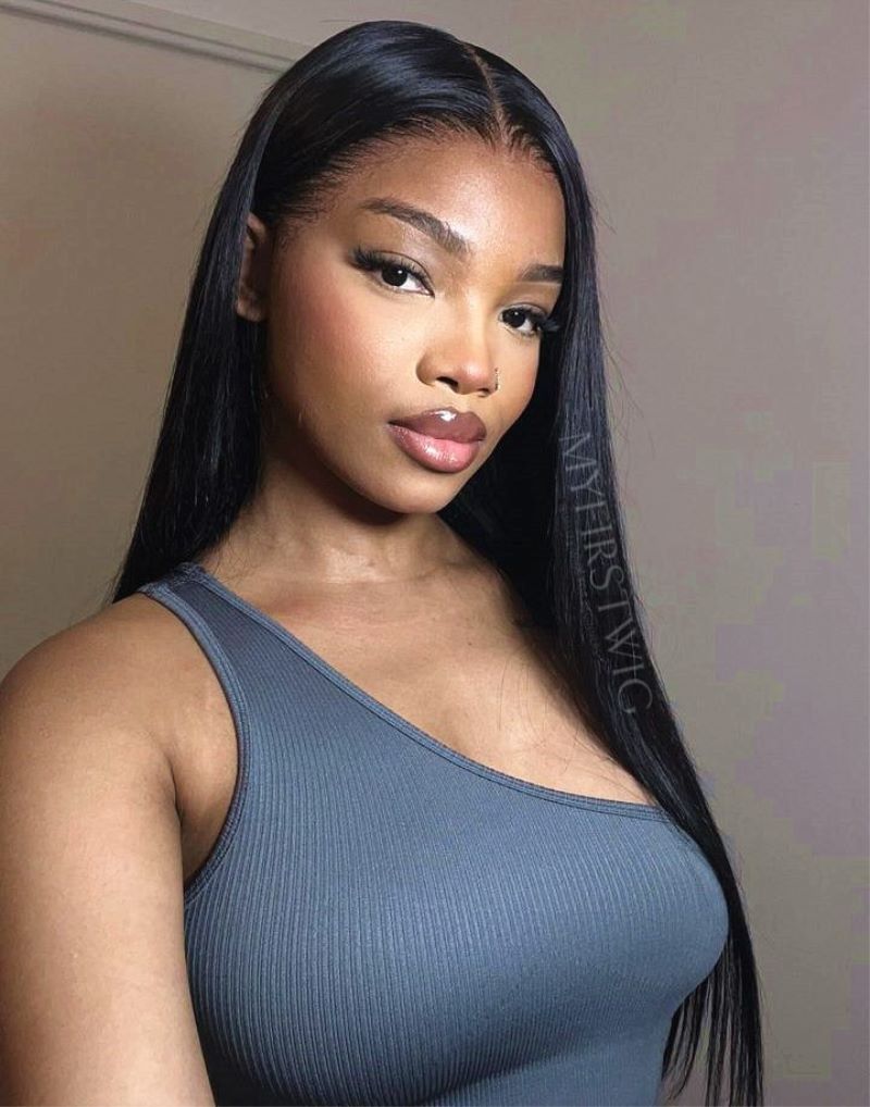 Long Straight Lace Wig