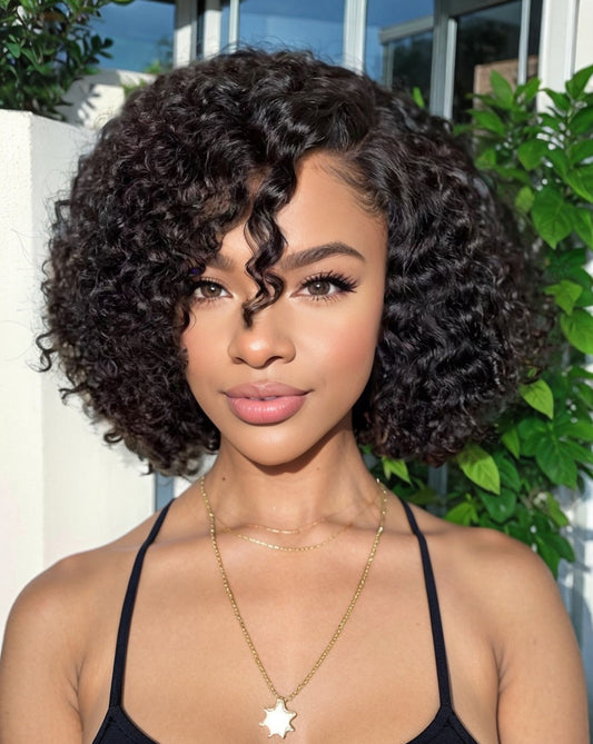 Short Curly Lace Wig