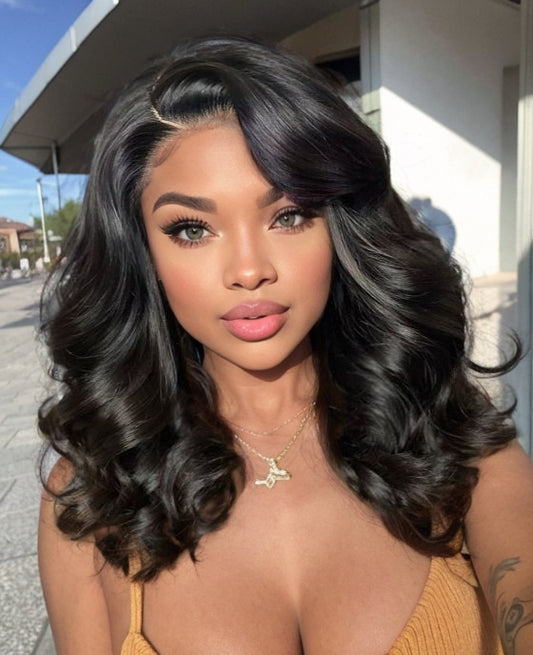 Side Part Wavy Lace Wig